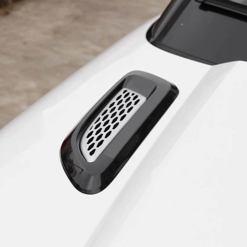 2 шт. для Land Rover Discovery 4 Freelander Range Evoque Sport ABS черная Серебристая Накладка на решетку