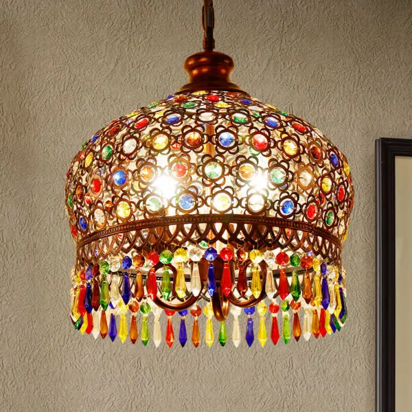 Подвесные светильники Тиффани в европейском стиле потолочные для столовой