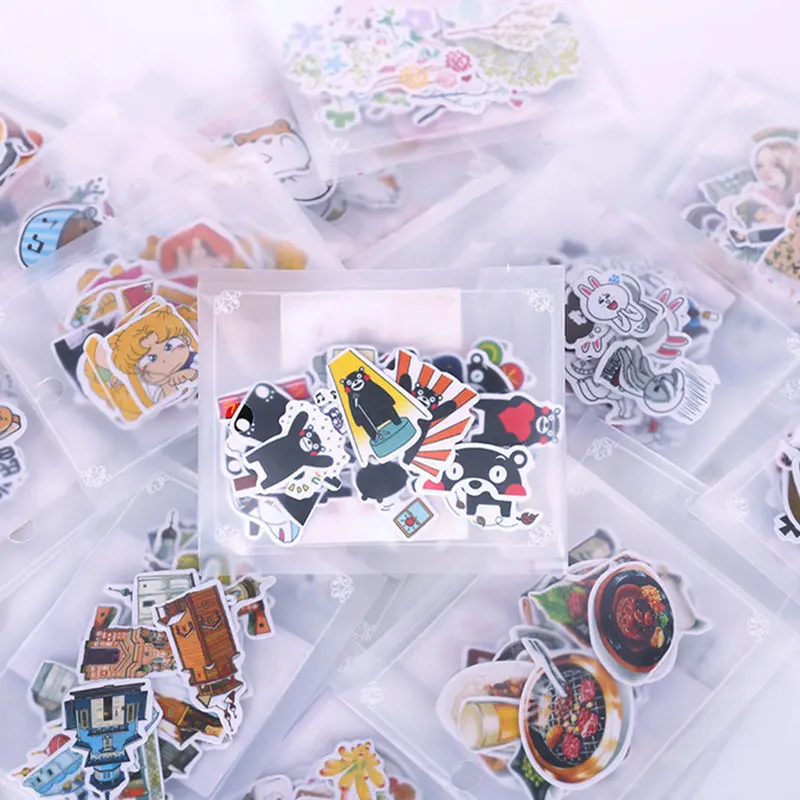 Водонепроницаемый фотоальбом в мультипликационном стиле 20-40 шт./пакет наклейки