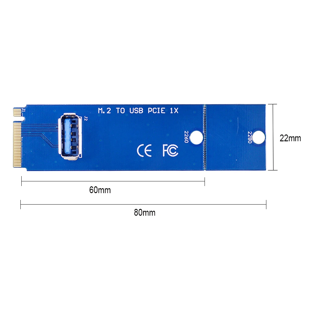 5 шт. переводная карта CHIPAL NGFF M.2 на USB 3 0 адаптер M2 USB3.0 для PCI-E Райзер-карты PCI Express 1X 16X