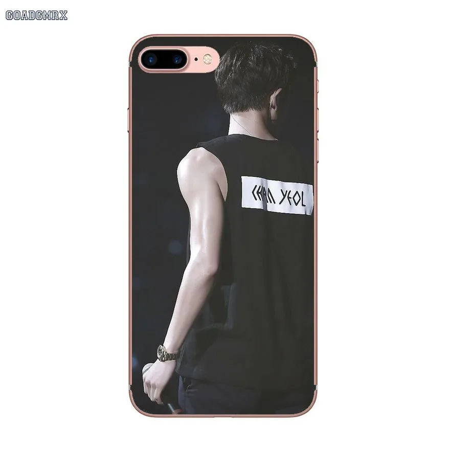 Прозрачные мягкие чехлы Kpop EXO XIUMIN SUHO для Samsung Galaxy J3 J5 J7 A3 A5 A7 2015 2016 2017 Note 3 4 5