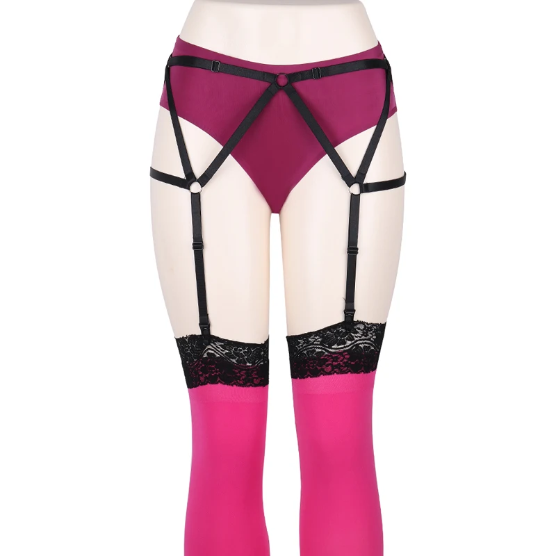 Боди в готическом стиле Свадебные Подвязки для ног фетиш портупея подвязки чулок