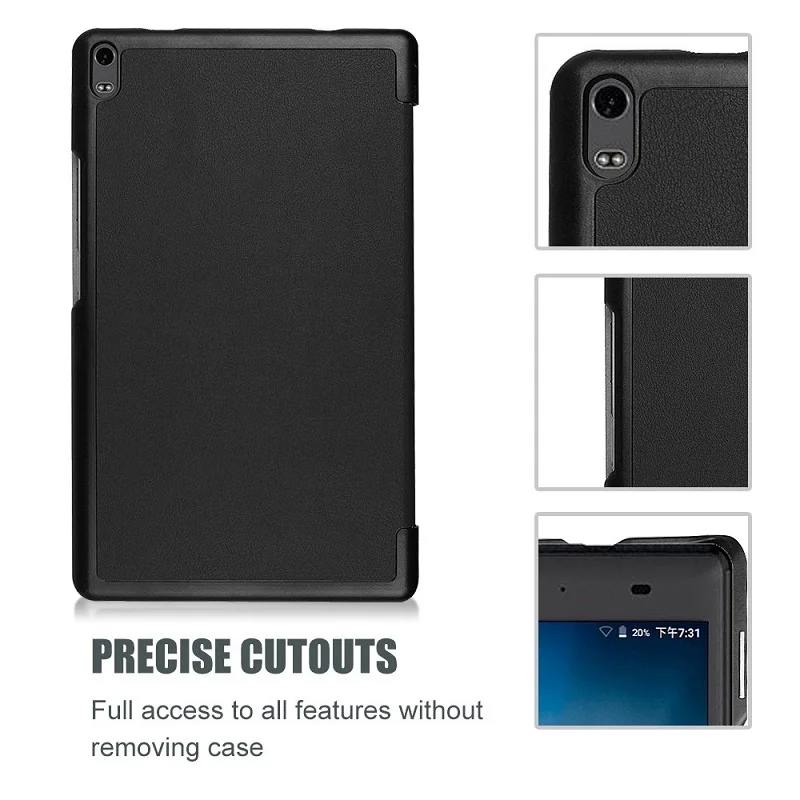 

Case for lenovo tab 4 8 plus smart flip stand PU leather Cover For lenovo tab4 8 plus TB-8704F TB-8704N Shockproof and dustproof
