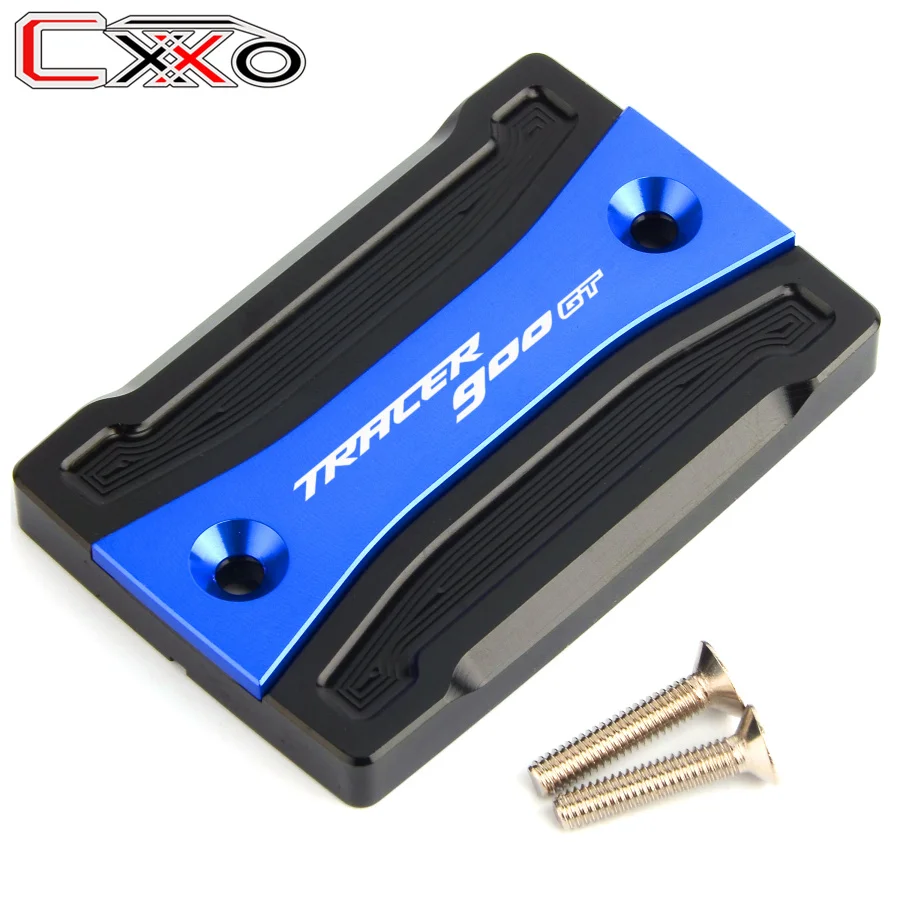 Вспышки мотоцикла с ЧПУ Крышка Резервуара переднего тормоза для YAMAHA TRACER 900 GT Tracer