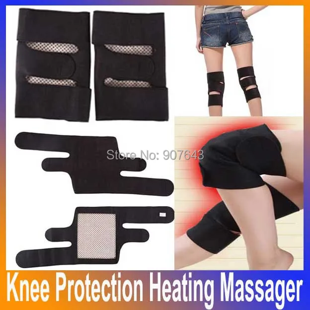 Лучший подарок Турмалин спонтанных Колено защитный массажер Магнитная Терапия