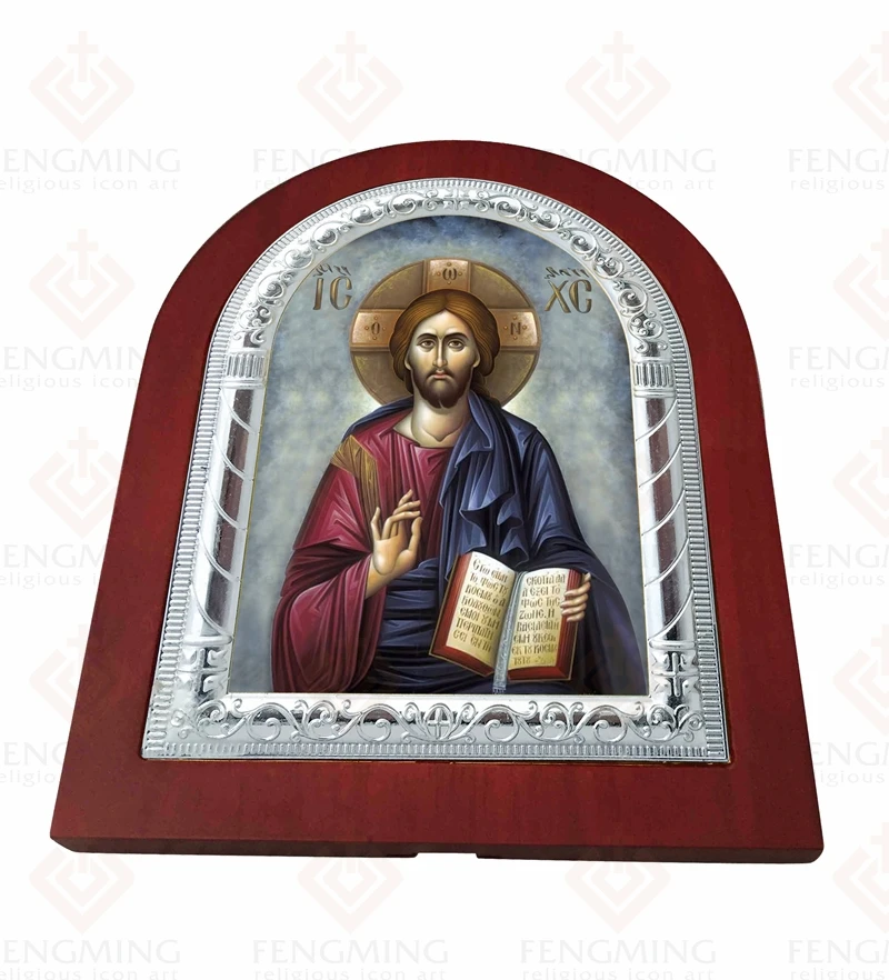 Винтажная Византийская Икона недорогая религиозная картина христианская