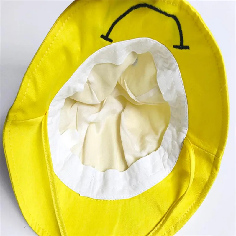 wholesale drop shipping Baby Kids Cute Smiling Face Hat Boys Girls Spring Summer Sun Fisherman Cap baby beanie 2019 YW0411 | Детская