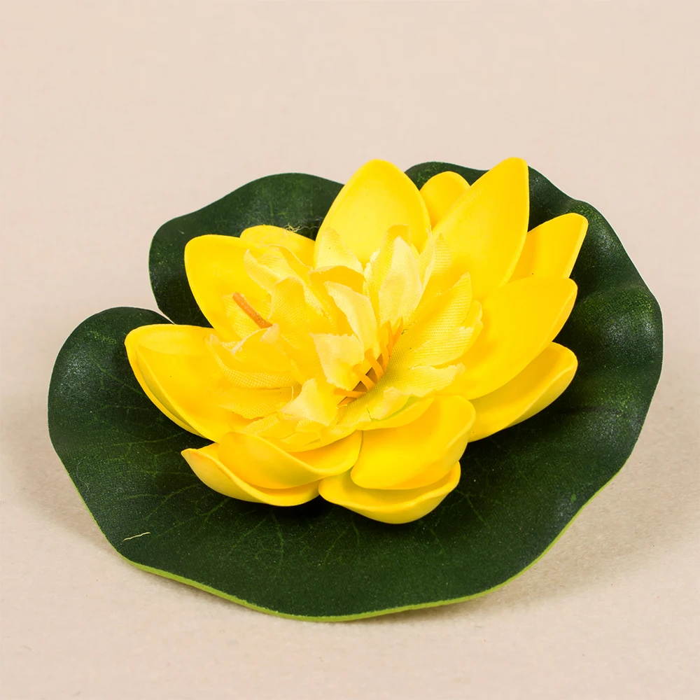 1 шт. декоративное растение в виде лотоса 10 см|pond decoration|artificial lotusfloating flower |