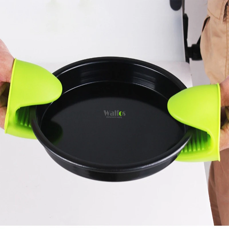 Силиконовые Нескользящие перчатки WALFOS термоизолированные для приготовления