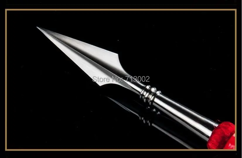 Тренировочная насадка WuShu копье из тонкой стали|steel spear|steel long swordsteel sword |