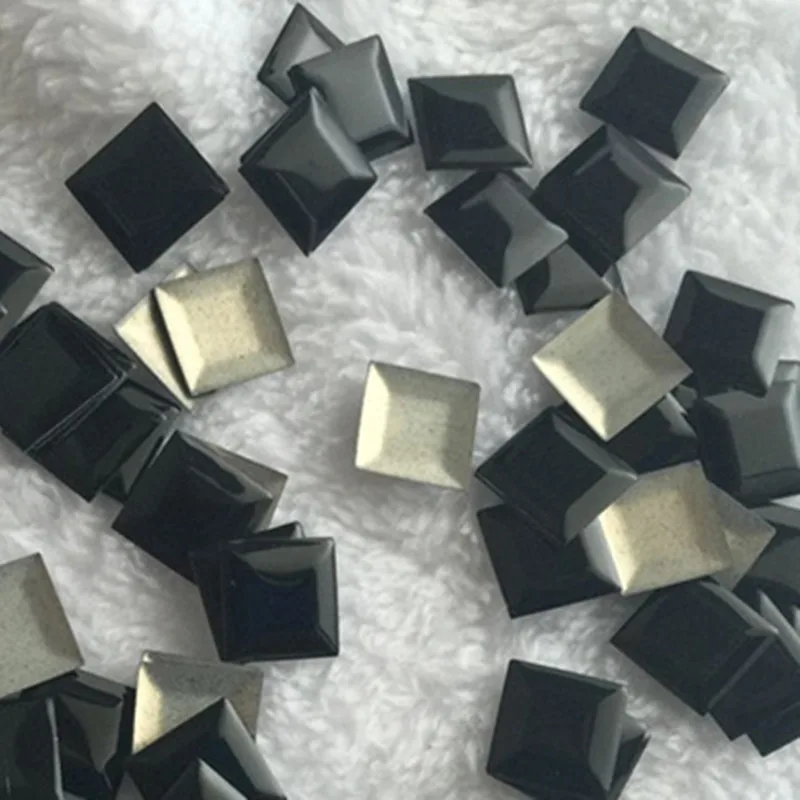 500 шт. 5 мм шпильки для горячей фиксации квадратной формы черные плоские