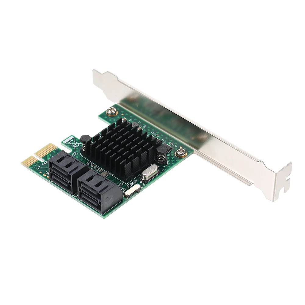 Карта адаптера PCI-E SATA III с 4 портами карта расширения PCI Express для контроллера до 6