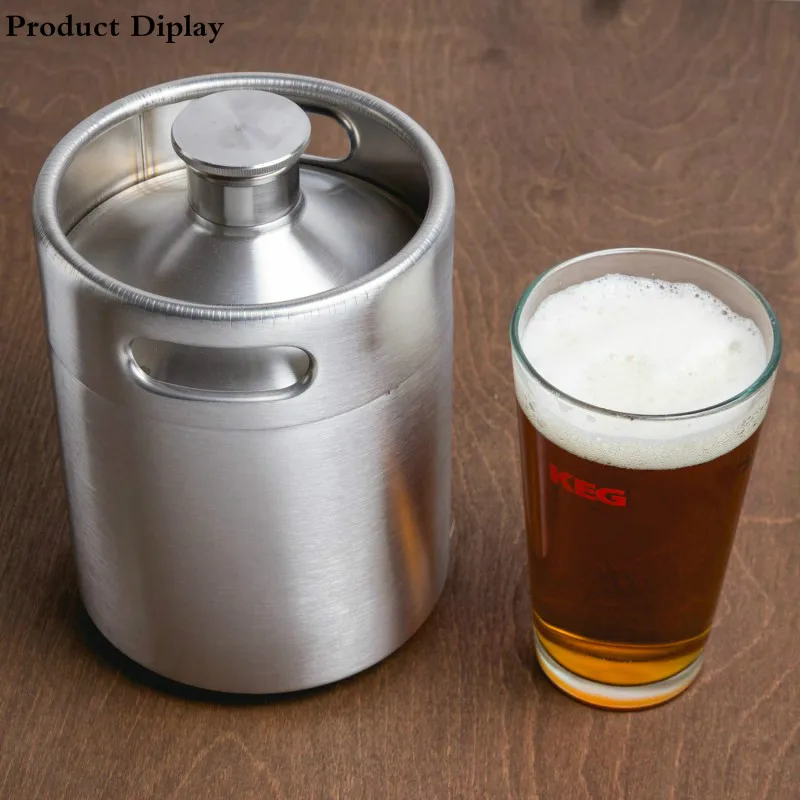 2L/3.6L/4L/5L SUS304 мини бочонок для пива портативная пивных бутылок пивной с колпачками