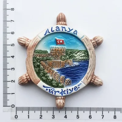 Керамика Турция Стамбул Алании Кемер Sanliurfa магниты на холодильник путешествия Сувениры украшение дома - Цвет: Коричневый