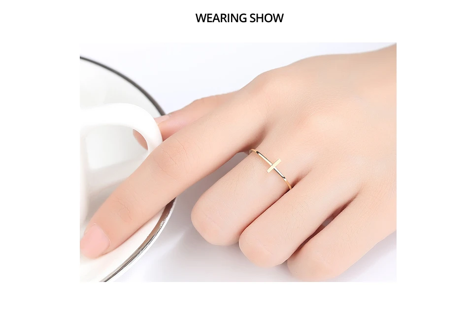Gem& Time, новинка, модные тонкие кольца с крестом для женщин, пуэр, 14K золото, свадебное кольцо для невесты, желтое золото AU585, Anillos, ювелирные изделия R14011