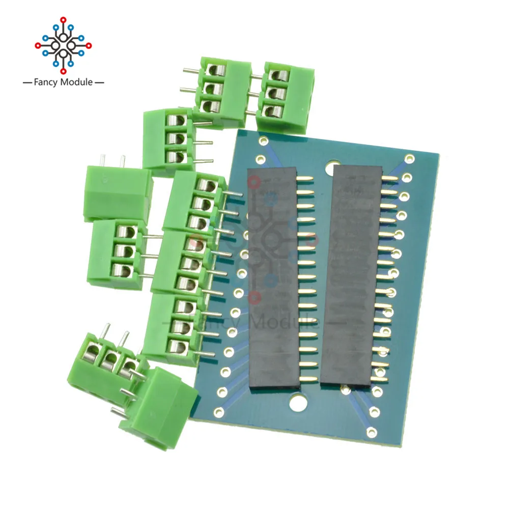 Плата расширения терминальный адаптер DIY Kit для Arduino NANO IO Shield V1.0|kit for arduino|kit diykit kits |