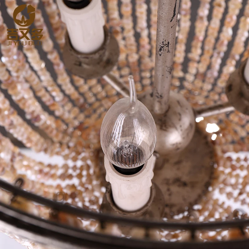 Lartin Американский Стиль жемчуг подвесные светильники салон свисающий лампа