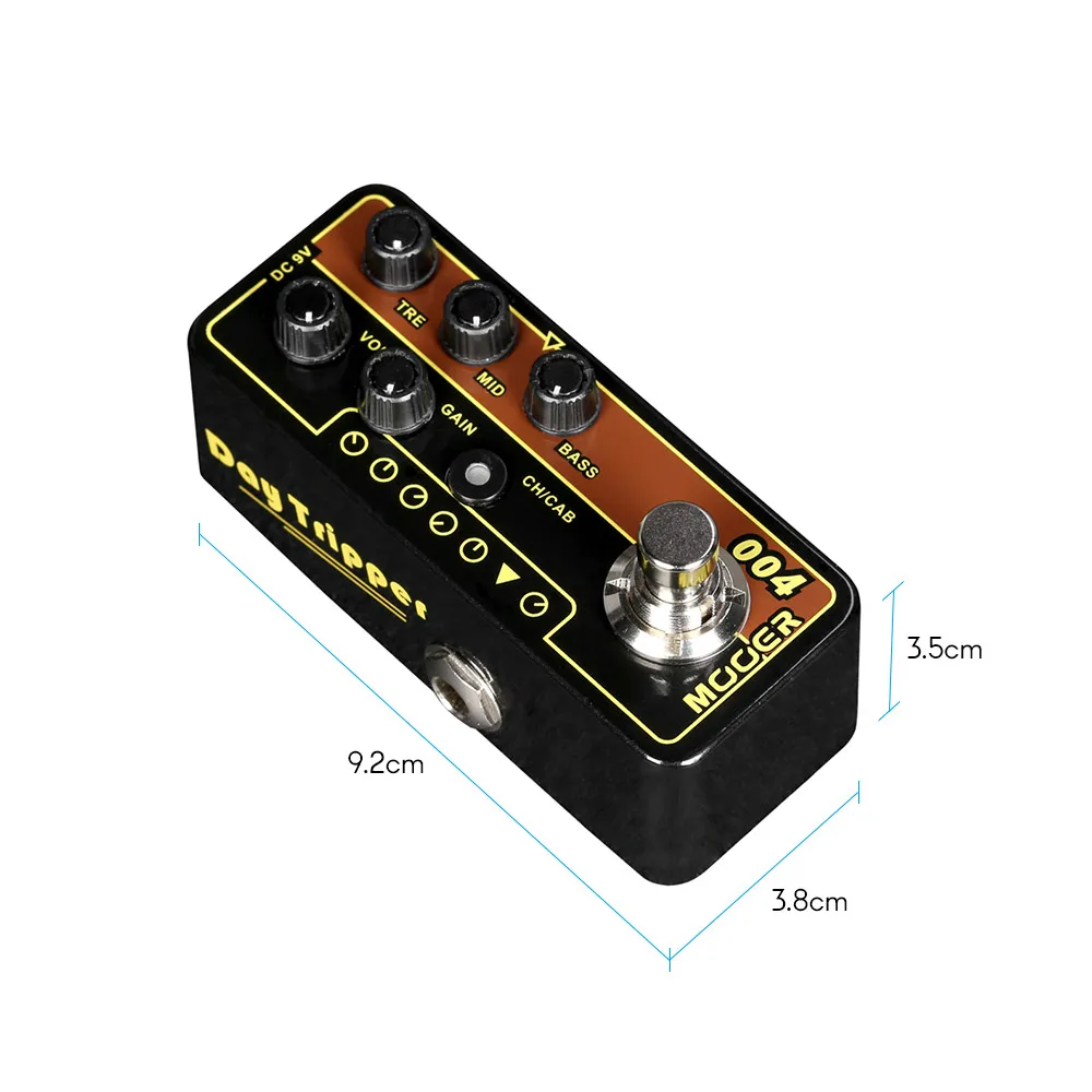 MOOER микро-предусилитель для гитары педаль серии 004 гитарный эффект дневной