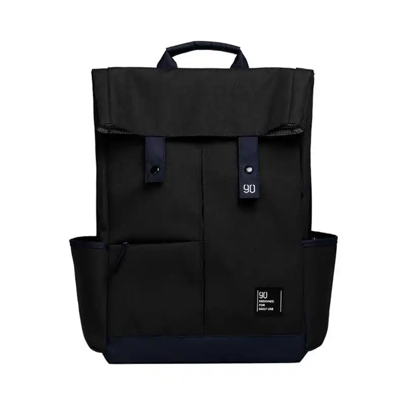 black Xiaomi Mijia 90 points рюкзак для колледжа и отдыха с магнитной пряжкой OX4 Водонепроницаемый Модный Большой Вместительный рюкзак для ноутбука для мужчин и женщин - Цвет: black