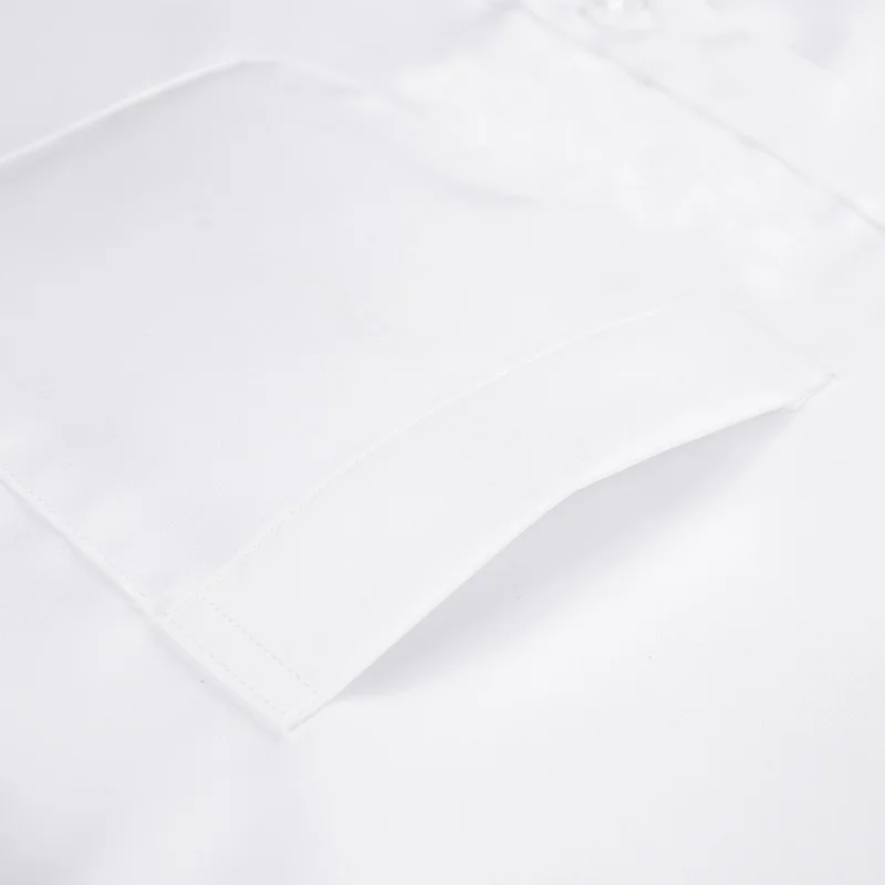 Высокое качество 100% Мерсеризованный хлопок квадратный воротник сплошной s ~ 5xl