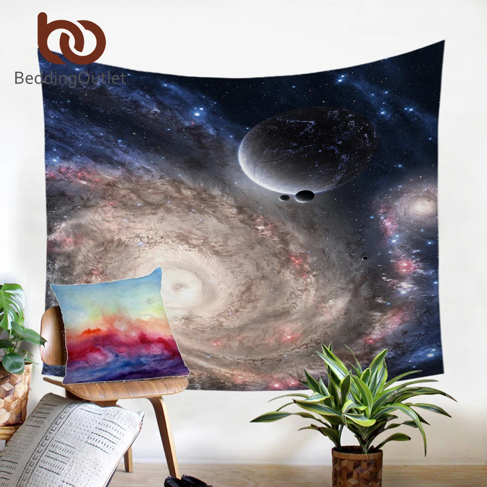 Постельные принадлежности Галактический гобелен 3D принт наружное пространство