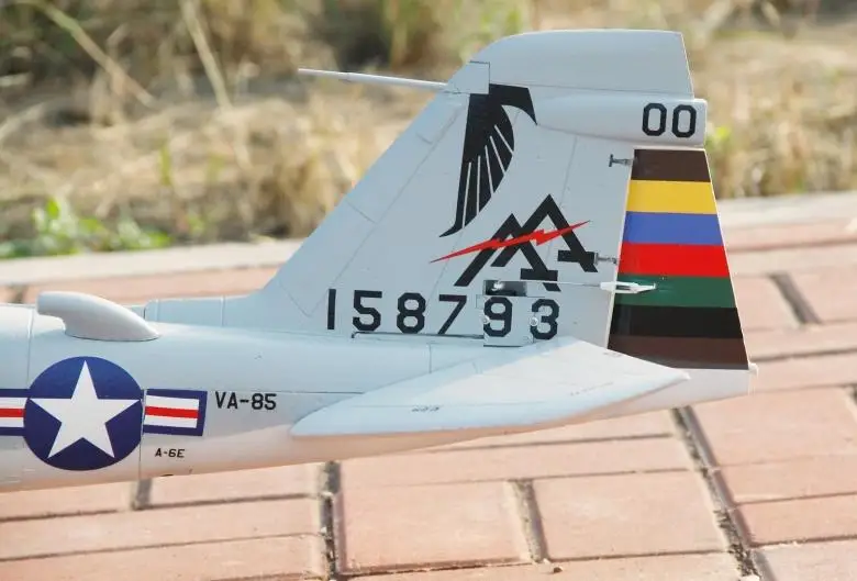 RC Jet Hobby Plane Freewing 80 мм A-6 A6 Intruder с створками и втягиваниями