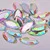 Crystal AB JUNAO 20x40 мм большие хрустальные акриловые стразы кристаллы для шитья аппликация конский глаз с плоской задней стороны драгоценные камни пришить алмаз для DIY одежды - Цвет: Crystal AB