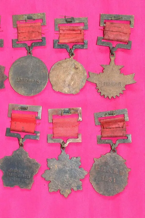 10 шт. винтажная китайская Военная памятная медаль военного героя армейская