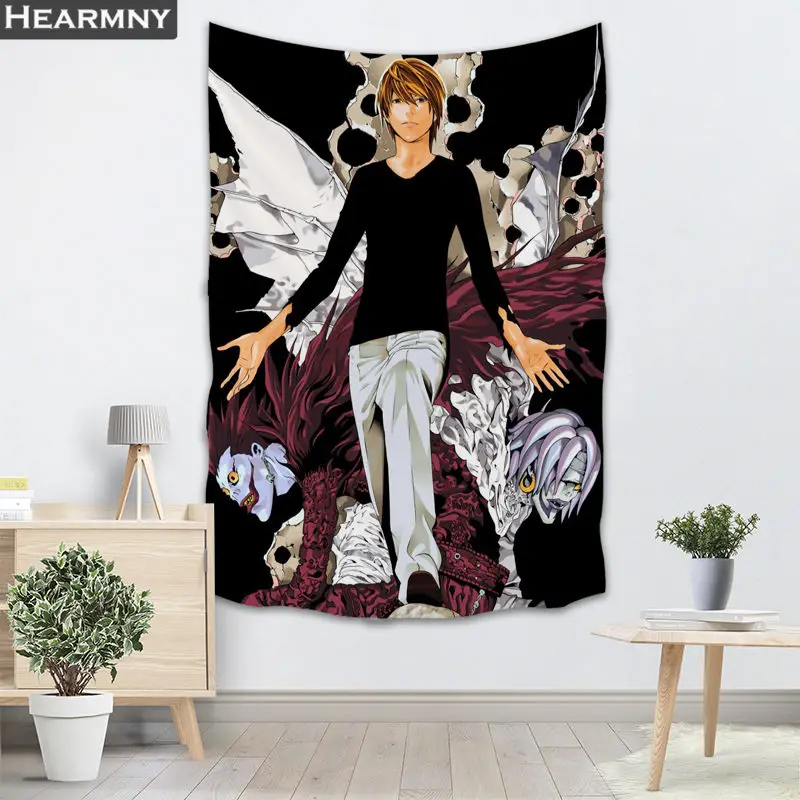 16 Настенный гобелен с надписью «Death Note», домашние декоративные гобелены пляжное полотенце Йога коврик, одеяло, скатерть, гобелен - Цвет: 16