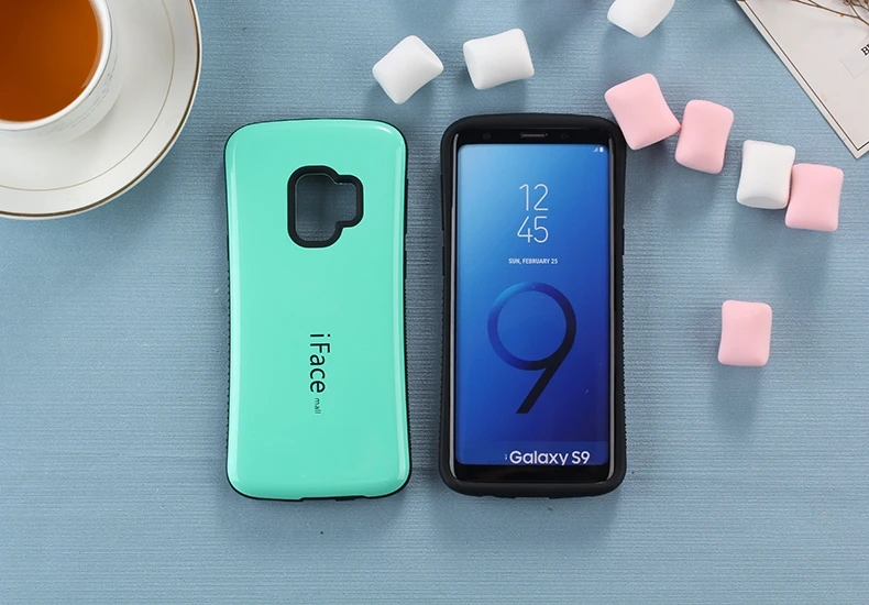 Противоударный чехол для samsung Galaxy S9 Plus S9, чехол Iface Mall 360, полная защита, противоскользящий чехол из ТПУ для samsung Galaxy S9, чехол