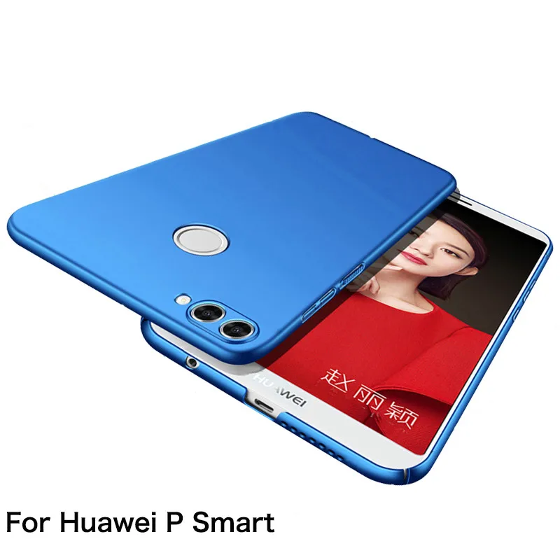 Роскошный Жесткий чехол для huawei P Smart Cover протектор Dual SIM FIG-LX1 LX2 LX3 FIG-LA1 on P Smart жесткий матовый чехол для ПК Coque Fundas
