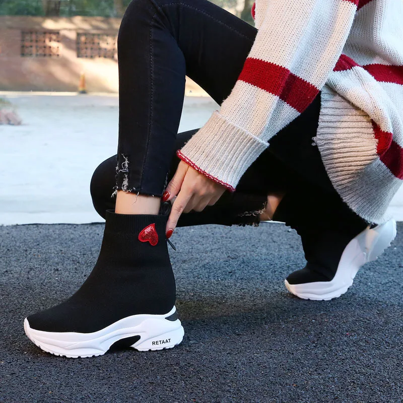 SWYIVY Chaussure Femme Женские ботинки Ботильоны Женская обувь Новинка 2019 года Сезон осень