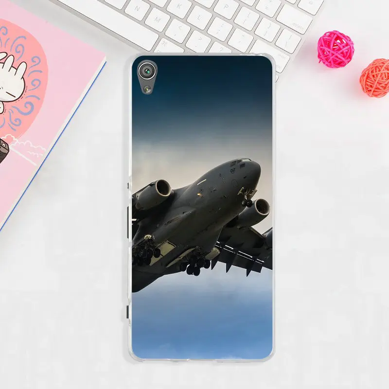 Летательный аппарат Sky Airport тонкий силиконовый мягкий чехол для телефона sony Xperia XZ