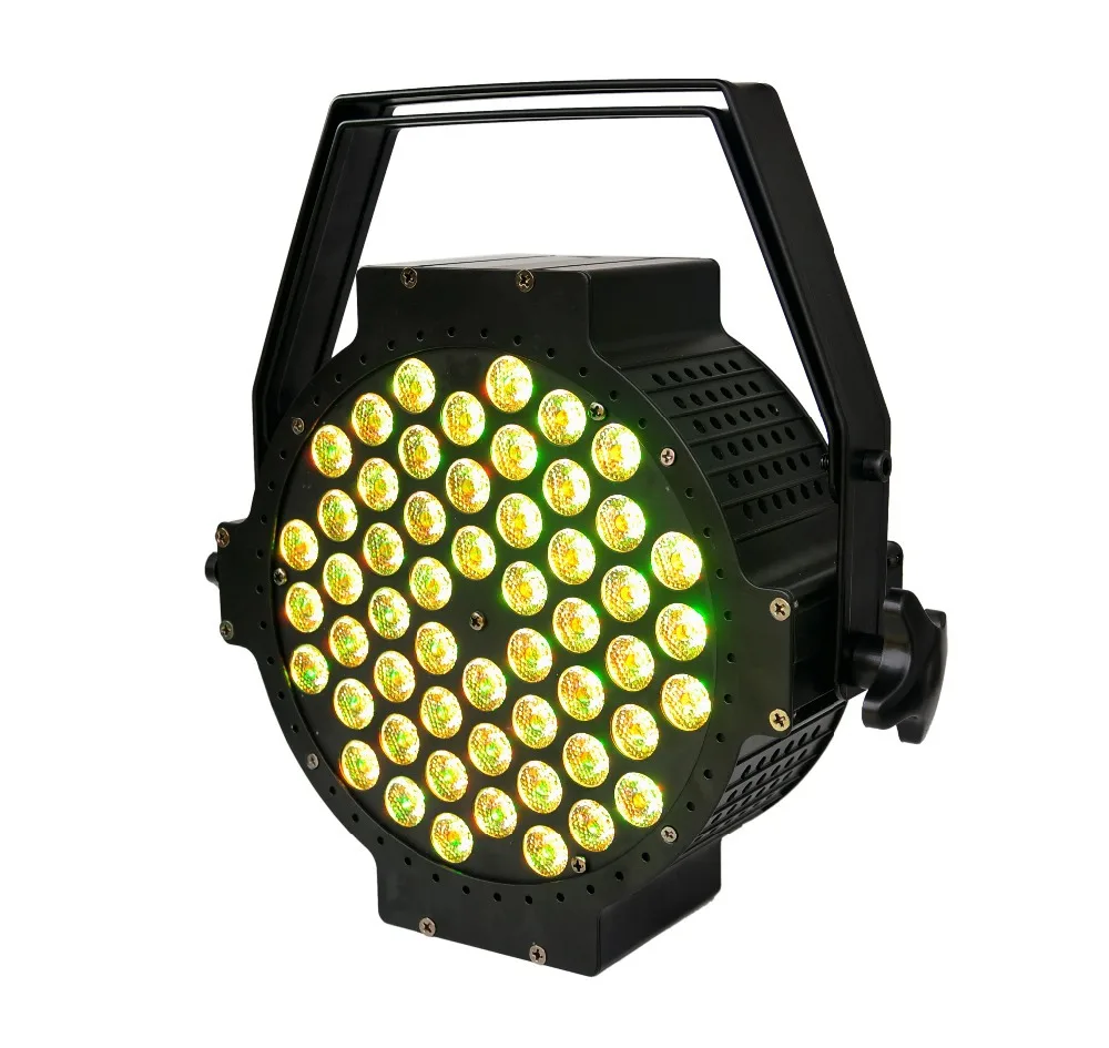 Китайский плоский светодиодный прожектор для дискотеки 54x3 Вт мини 64 сцены