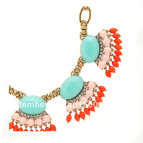 Antique Inspired Chunky Statement Necklace |