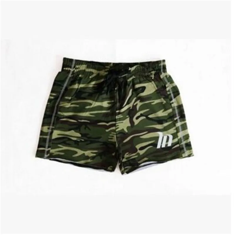 camouflage Лето г. повседневные шорты для мужчин Slim Fit печати Размеры дно по колено брендовая одежда серый, черный, камуфляж - Цвет: camouflage