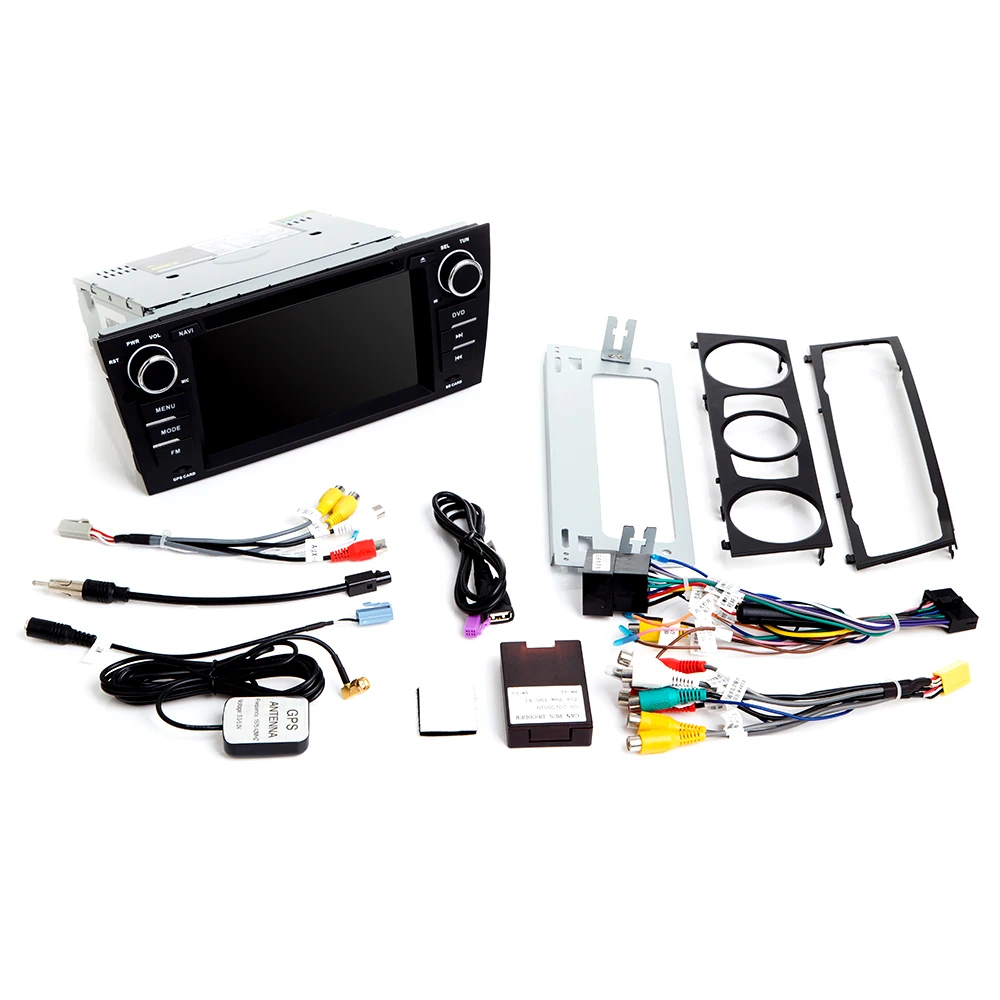 Eunavi 7 дюймов 1 Din Android автомобильный DVD плеер gps радио для 3 серии BMW E90 E91 E92 E93 318 320 325