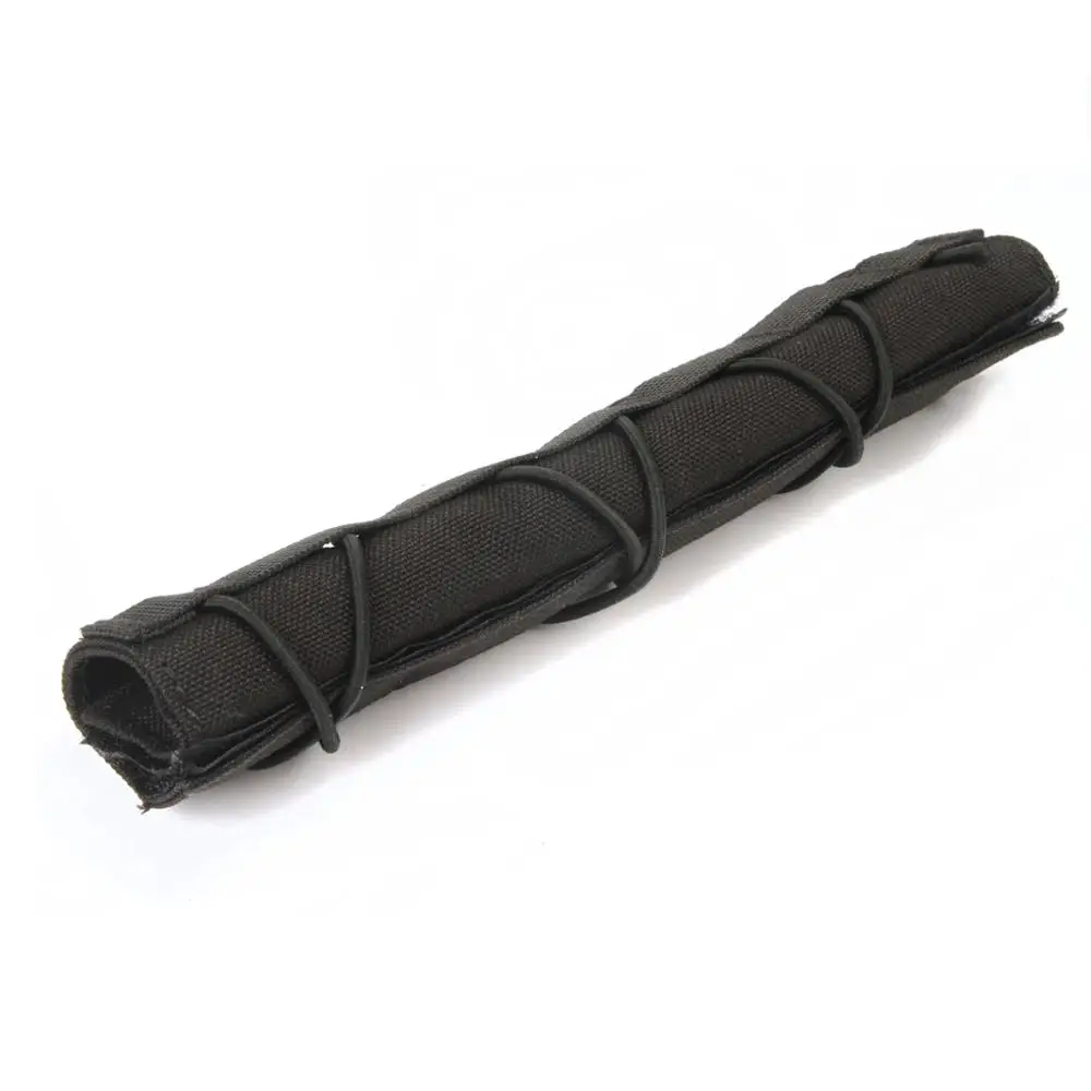 Черный 8 5 &quot22 см глушитель Airsoft крышку подавитель Mirage тепловой защиты рукавом