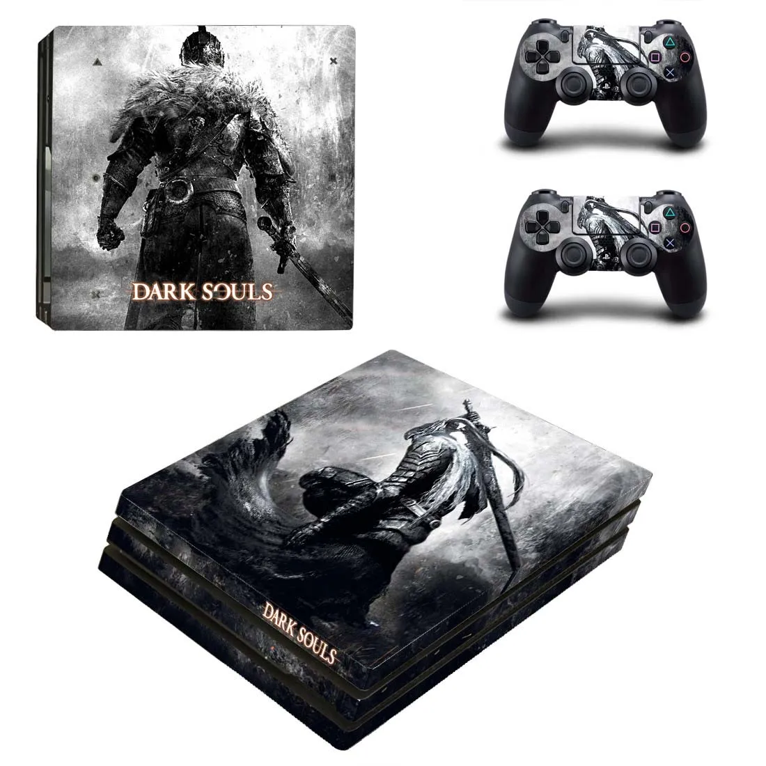 YSP4P-0586 Dark Souls 3 PS4 Pro sticker s Play station 4 PS 4 Pro наклейка на кожу для sony Playstation 4 Pro консоль и контроллер - Цвет: YSP4P-0586