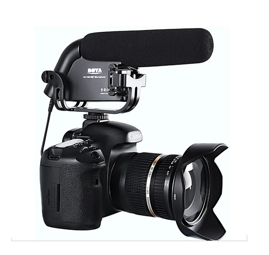 BOYA BY VM190P Камера стерео видео конденсаторный обрез микрофон для Canon Nikon Pentax DSLR