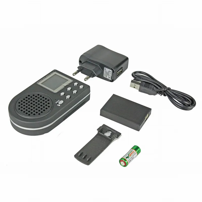 

Портативный mp3-плеер PDDHKK, охотничий приманка, с жк-дисплеем и аккумулятором
