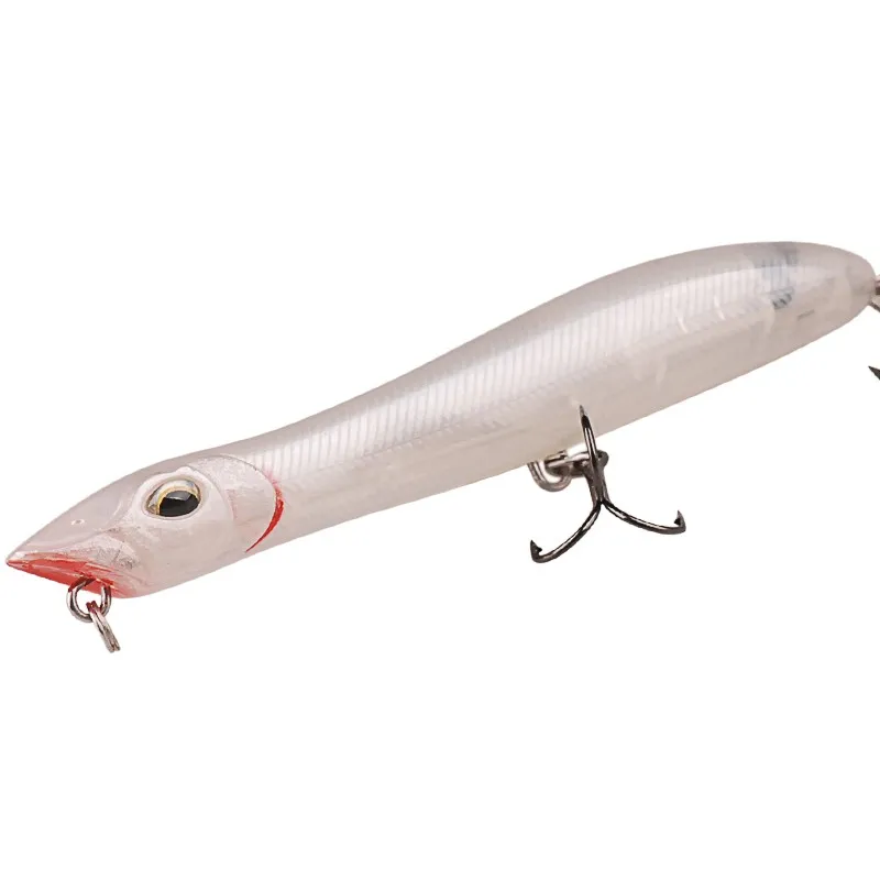 Topwater приманка-карандаш, жесткие рыболовные приманки, 10,5 см/10,33 г, 3D глаза, пластиковый воблер, соленая вода, искусственные жесткие приманки, морские рыболовные инструменты