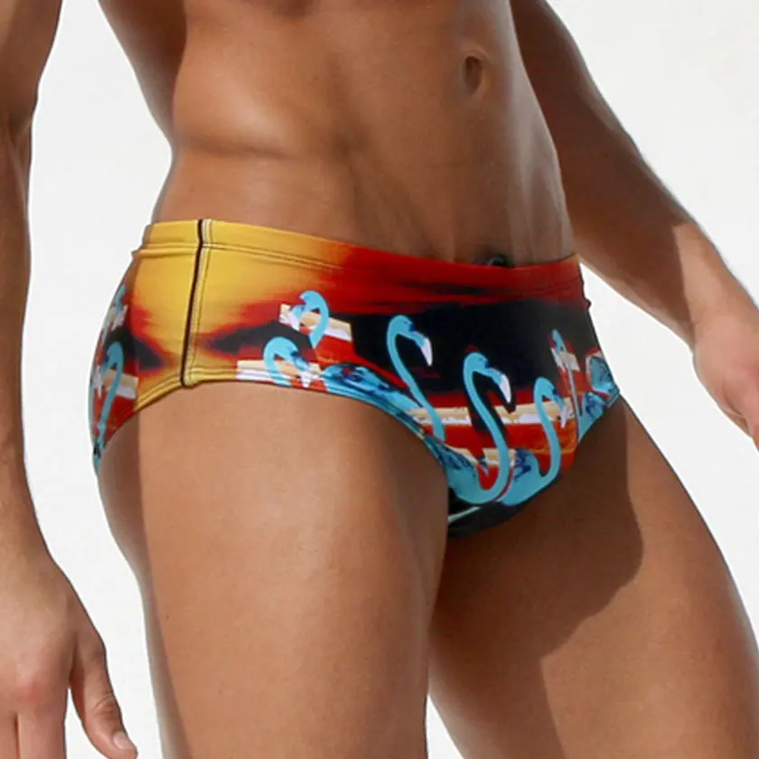 AUSTiNBEM мужские сексуальные купальные костюмы с низкой талией плавки Шорты для