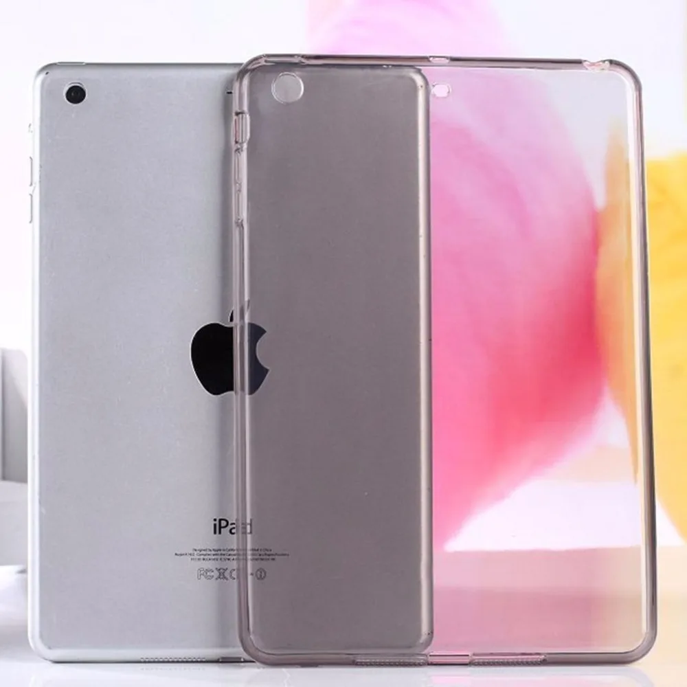 Ультратонкий Прозрачный мягкий силиконовый чехол из ТПУ для ipad mini 1 2 3 Tablet PC|cover for
