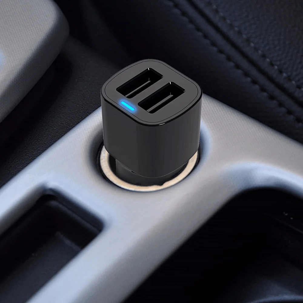 ORICO двухпортовый Переходник USB для зарядки в машине 5V2. 4A 17 Вт мини зарядное устройство прикуриватель для iPhone 7 samsung Galaxy S6 Edge Xiaomi