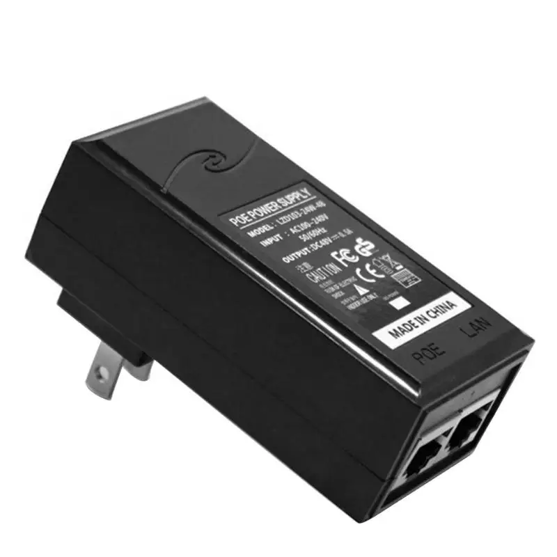 VODOOL 48 В 0.5A 24 Вт POE инжектор питания POE Ethernet сетевой адаптер настенный штекер видеонаблюдения CCTV безопасности IP блок питания для камеры