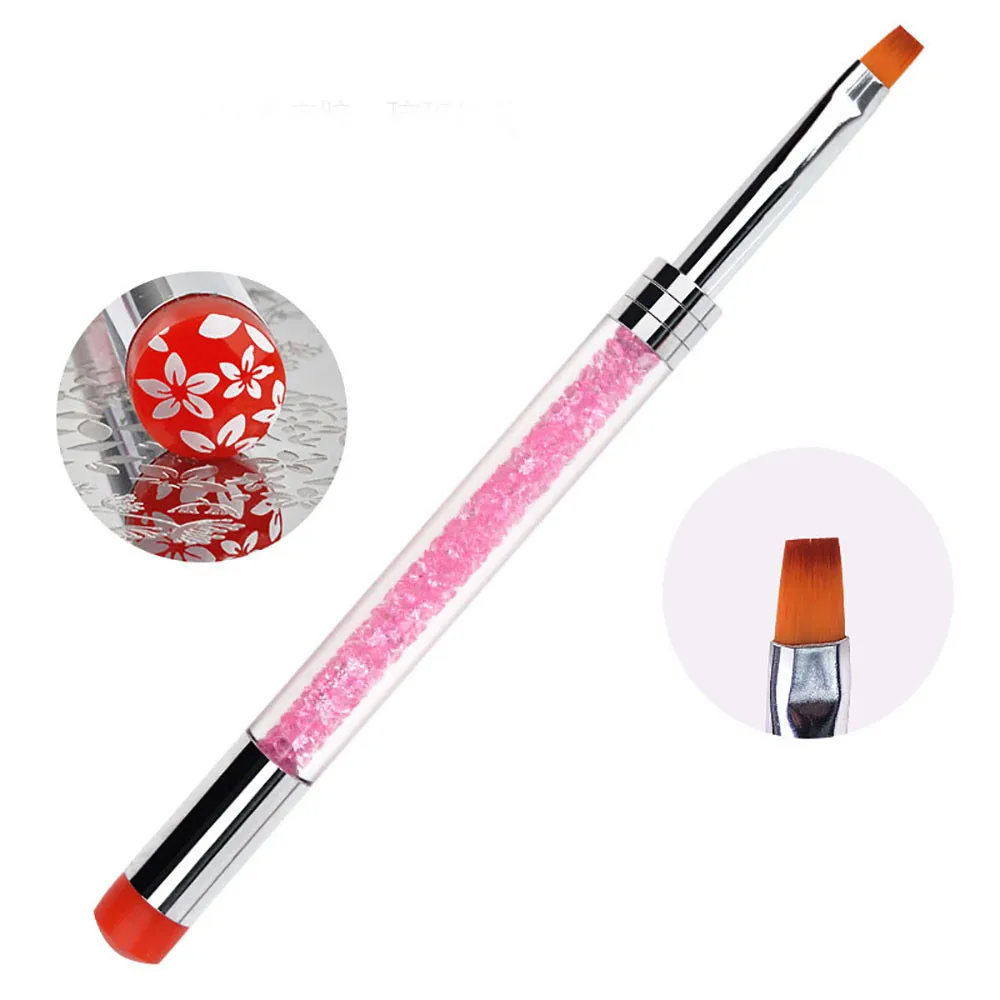 УФ гель для дизайна ногтей 1 шт. двойная гелевая ручка точечной живописи кисти