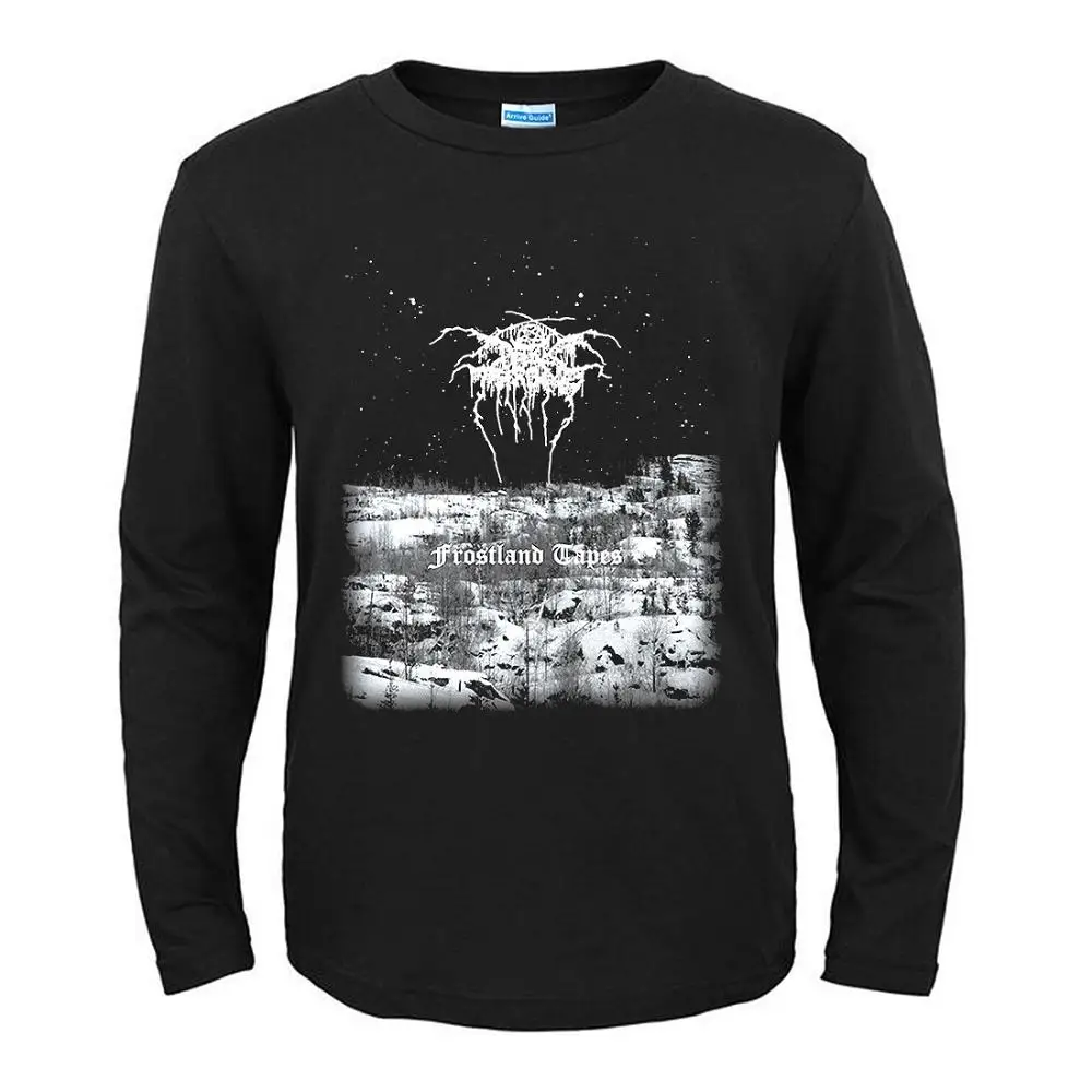 8 дизайнов Darkthrone рок рубашка 3D фитнес Hardrock тяжелый темный металл панк Хлопок Уличная длинные рукава черная футболка - Цвет: 5
