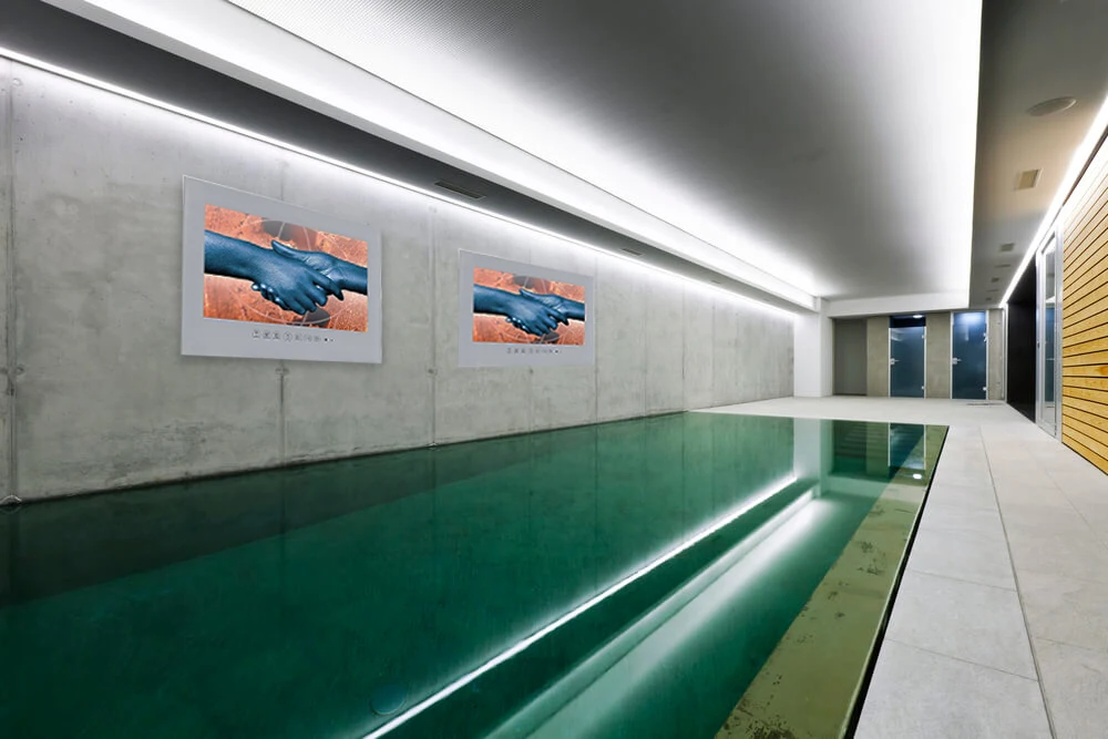 Souria 32 дюйма волшебное зеркало спа ванная светодиодный аемая СВЕТОДИОДНАЯ ТВ