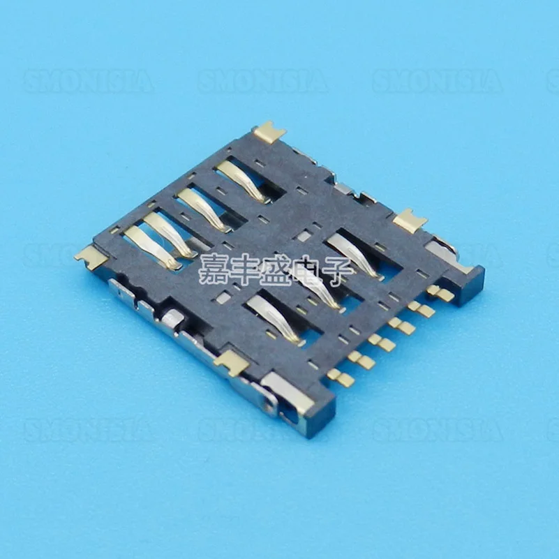 50 шт. 5000 нано сим карты гнездо флип 6 P слот для карт Micro мобильного телефона